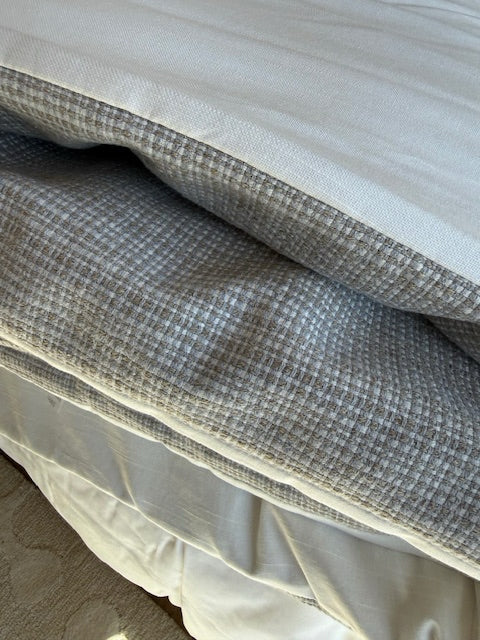 King Eastern Accents Tweed Comforter ONLY