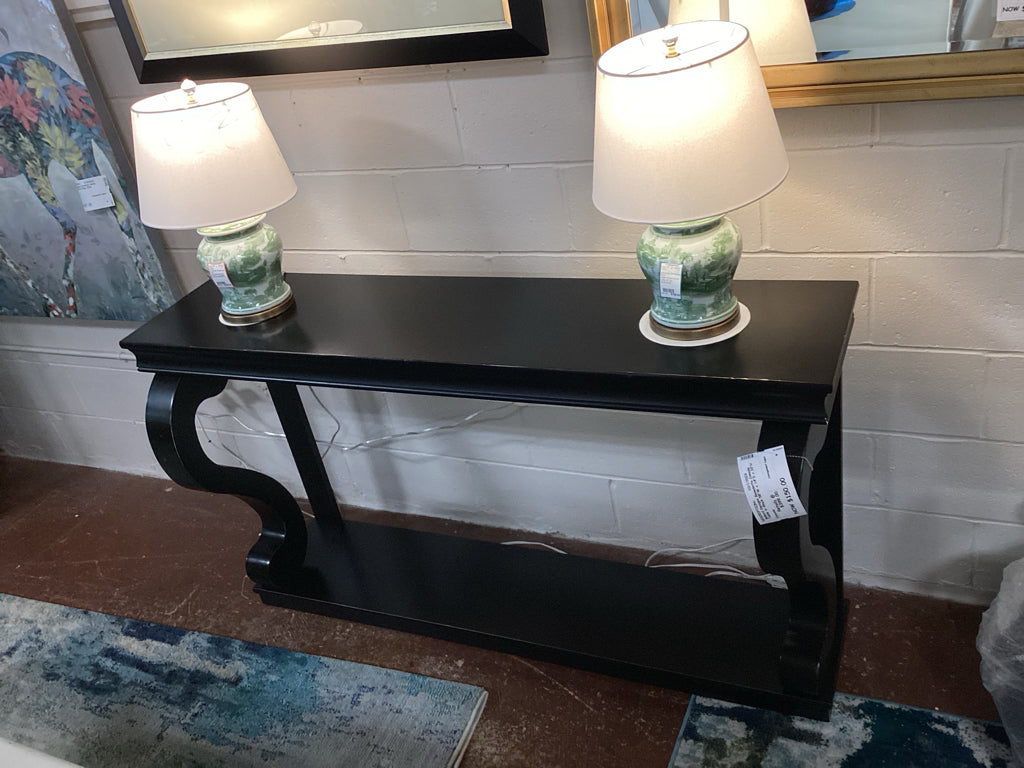 Ballard Designs Benedetta Console Table in Black 58"W x 14"D x 33"H