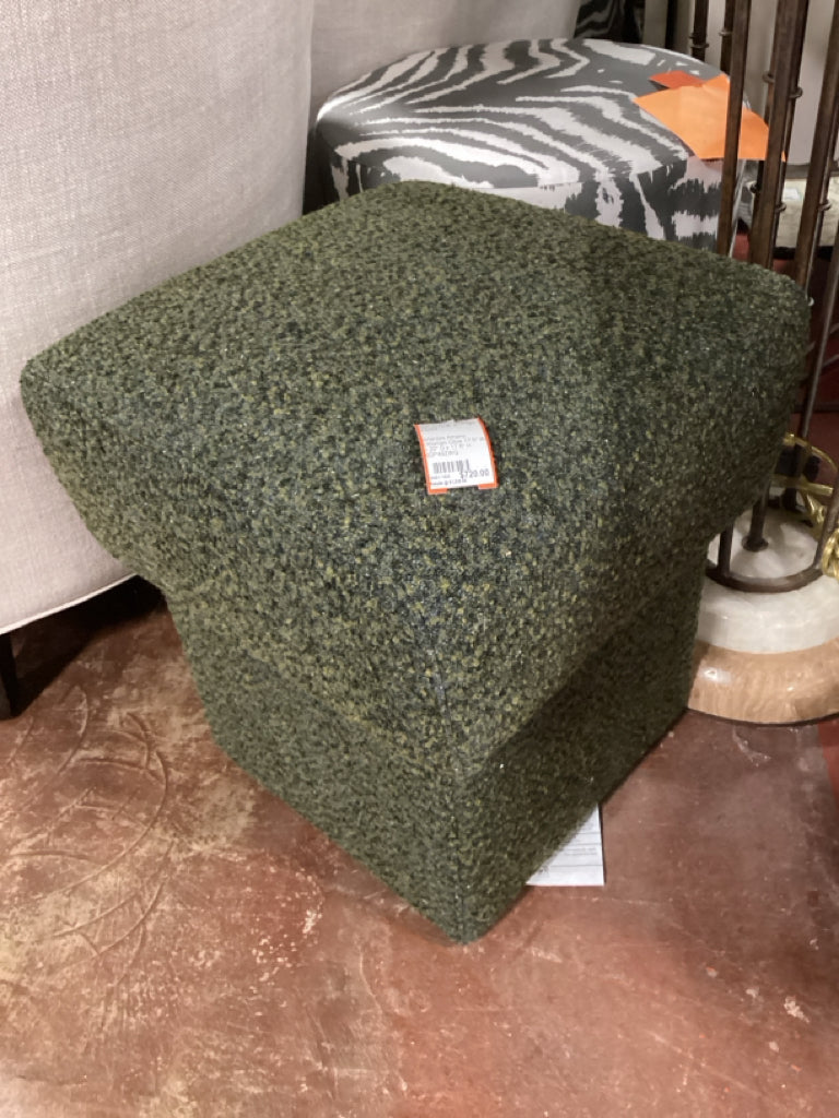 Arteriors Athens Ottoman Olive 17.5" W x 20" D x 17.5" H    6DP46ZWQ