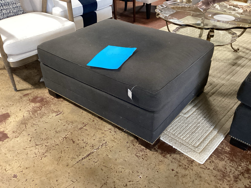 Mitchell Gold Grey Ottoman 41 1/2 x 32x17