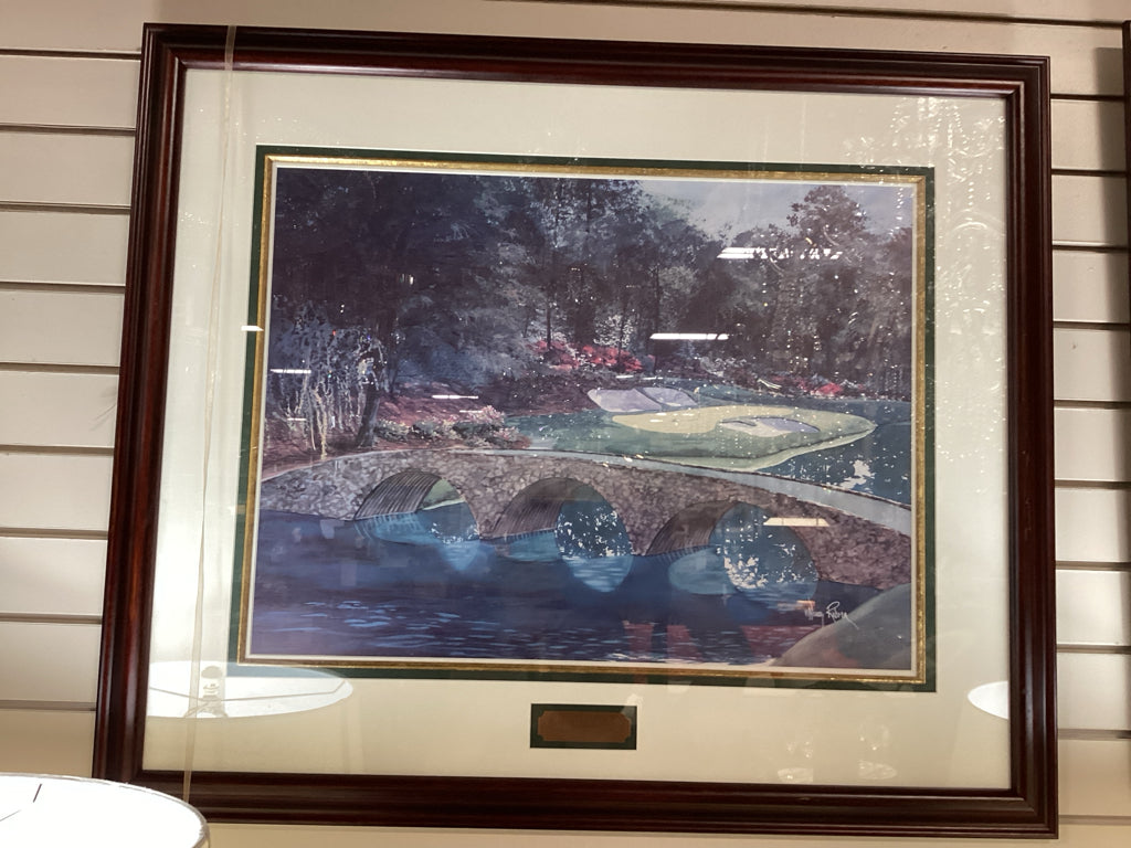 Augusta #12 by Nancy Raborn signed and number in Beautiful Frame
