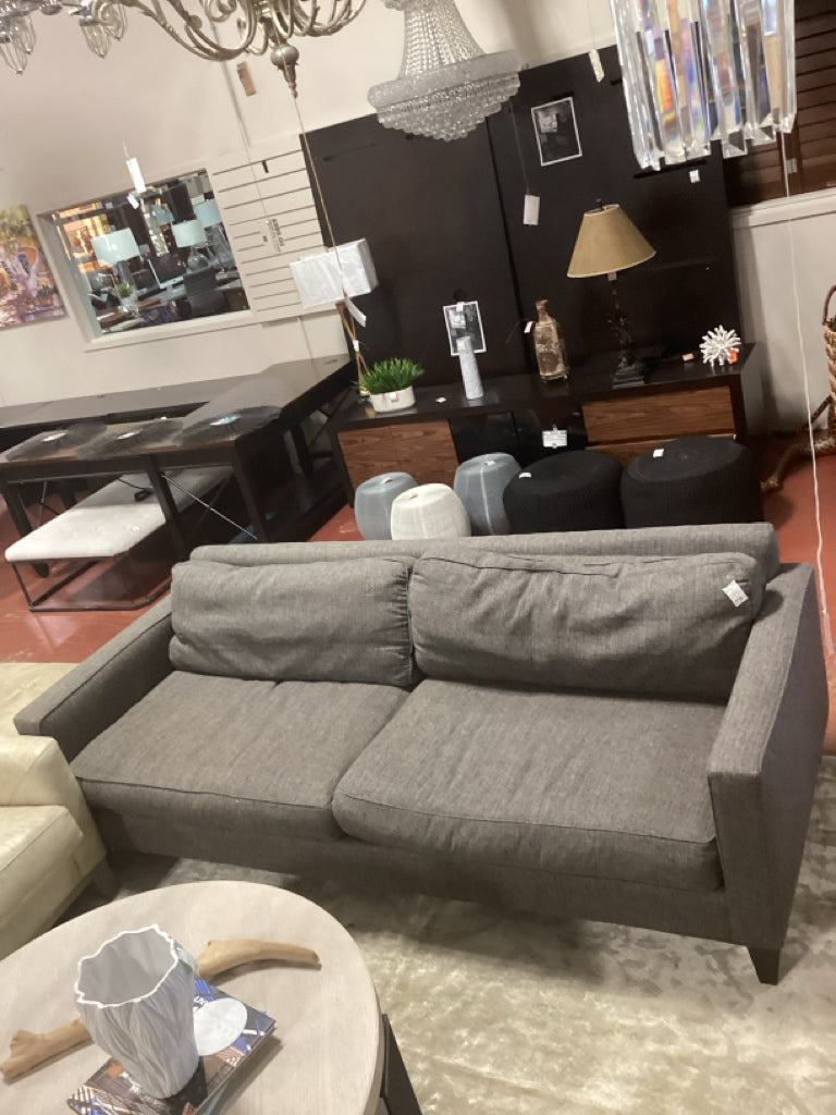 Room & Board Harrison Briar Grey Sofa 90"L x 37" D x 22" H