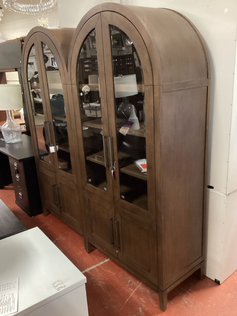 Abbyson Aspen 80" Bookcase Dark Brown 19x38x80