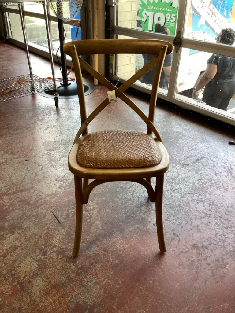 Cadence Arhaus Dining Chair with Rattan Seat