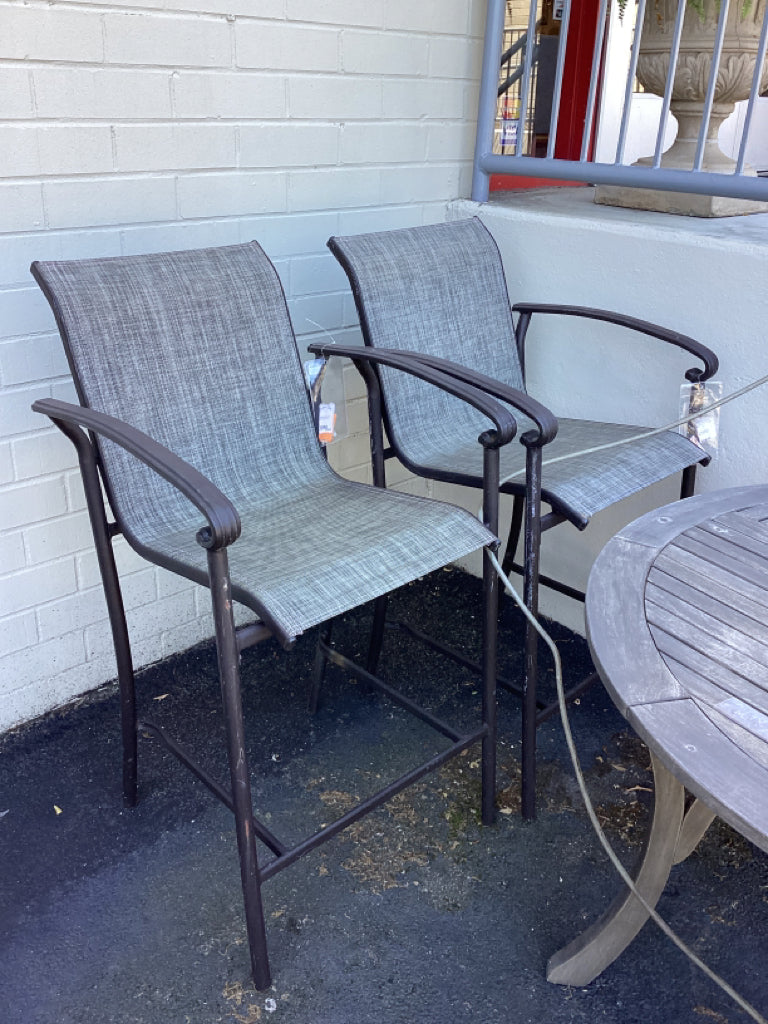 Outdoor Mesh Bar Stool SET OF