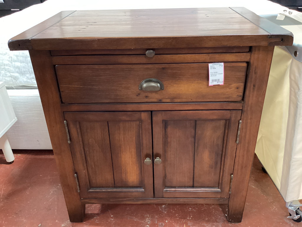 Four Hands Nightstand 1 Drawer 28x18x28