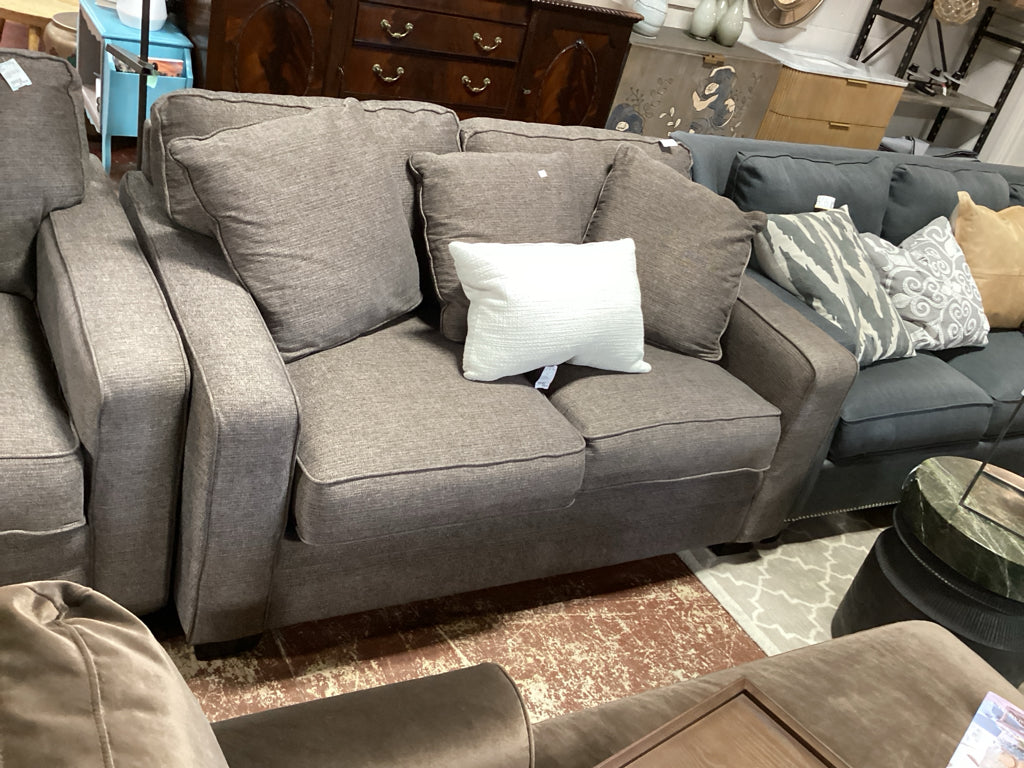 Loveseat /La-z-Boy Meyer Collection Heather brown & taupe 58 x 39 x 35 high