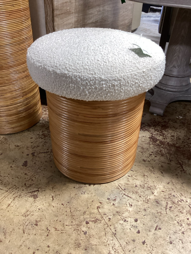 John Adler Riviera Pedestal with Boucle Top19"Hx18"D