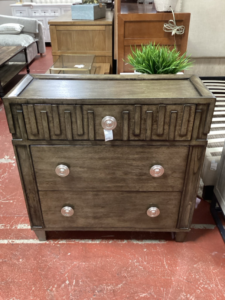 Chest / 3 drawer / brown 35 x 14 x 35 high