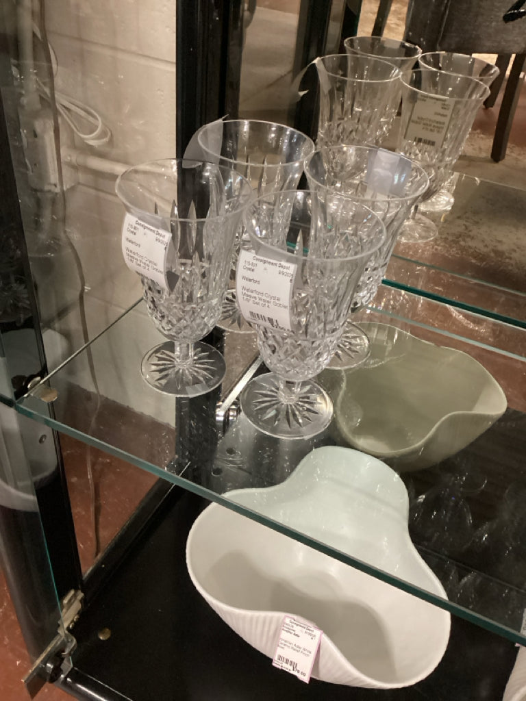 Waterford Crystal Maeve Water Goblet 7 1/8" Set of 4