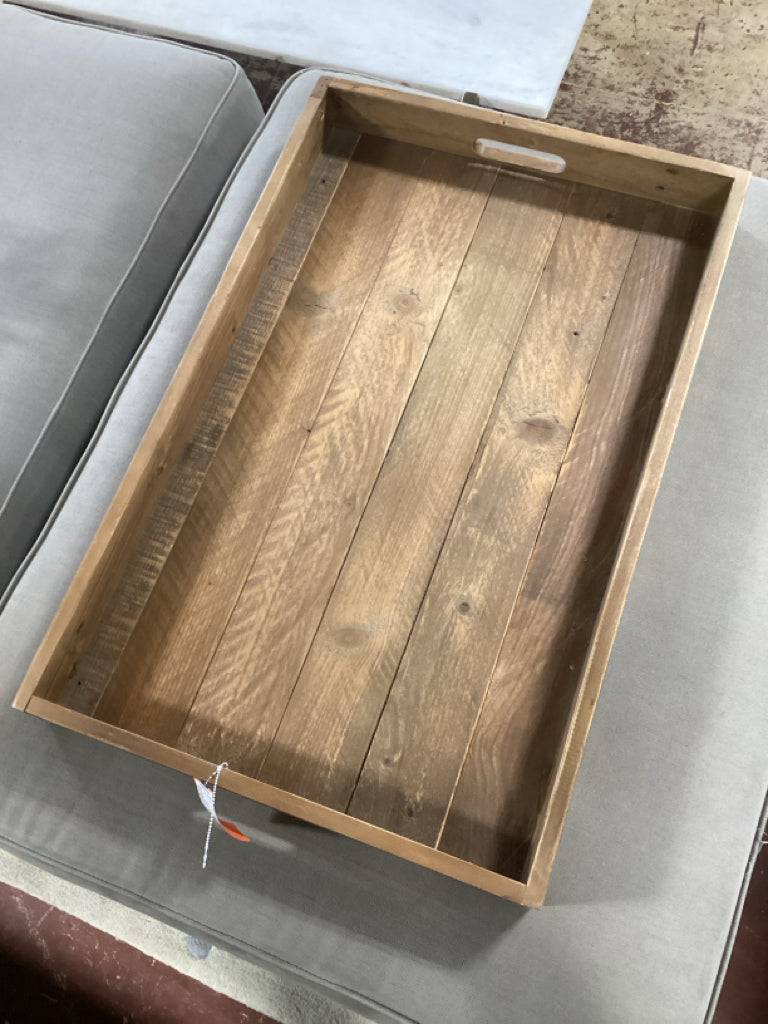 West Elm Reclaimed Wood Serving Tray 18x28 - Main Image