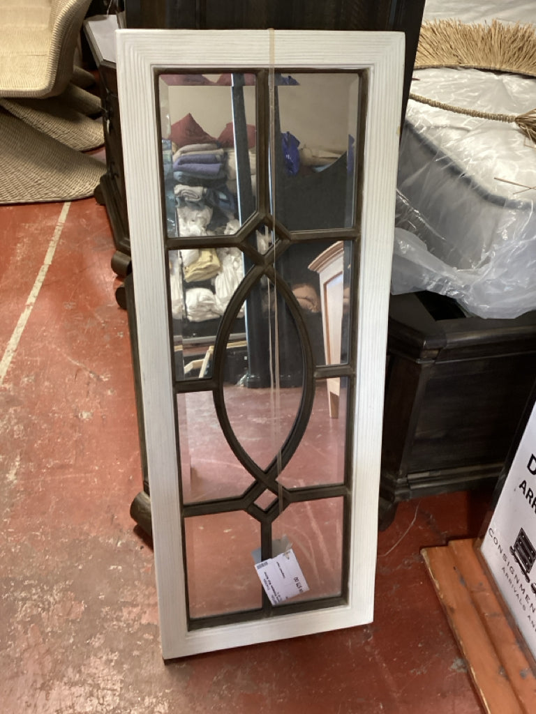 Decorative Windowpane Wall Mirror 17"W x 43" H