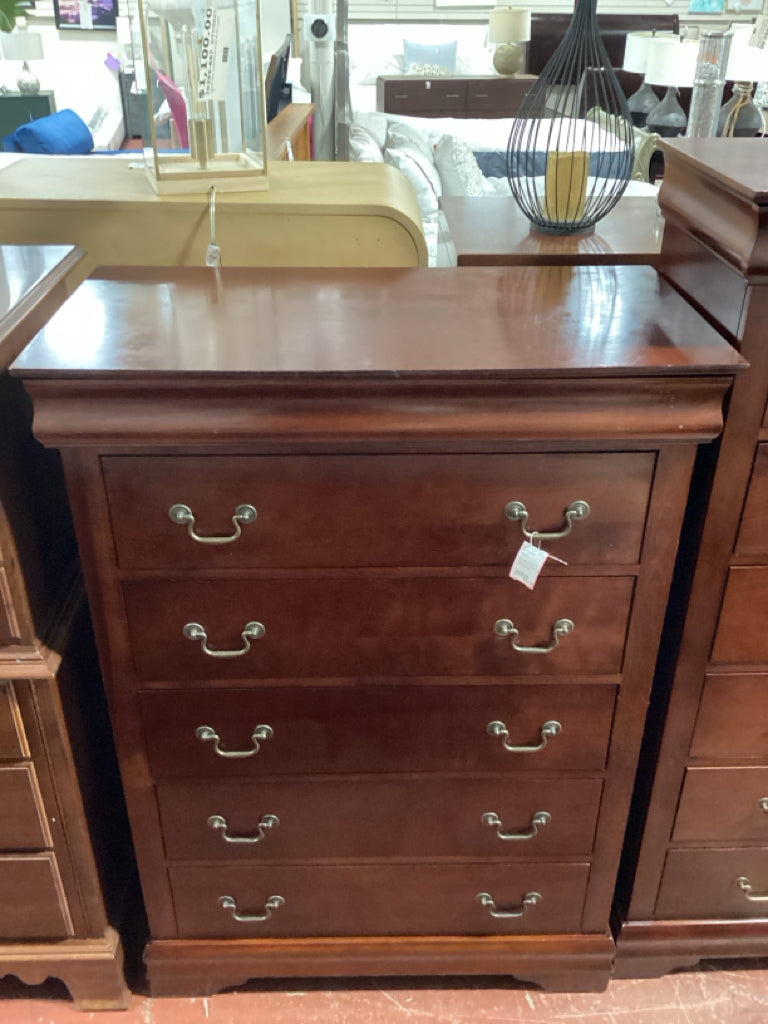 Mahogany Chest of Drawers / 6 drawer 36 x 18 x 52 high