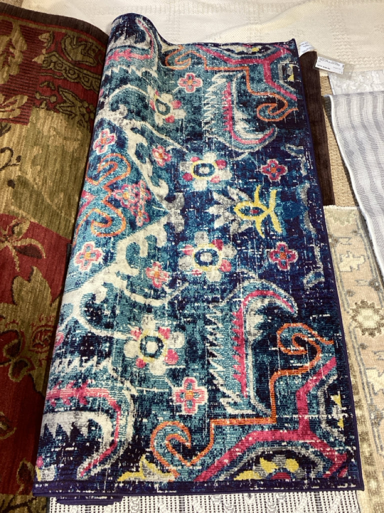 Safavieh Rug Monaco Collection Blue/Fuchsia 6x9