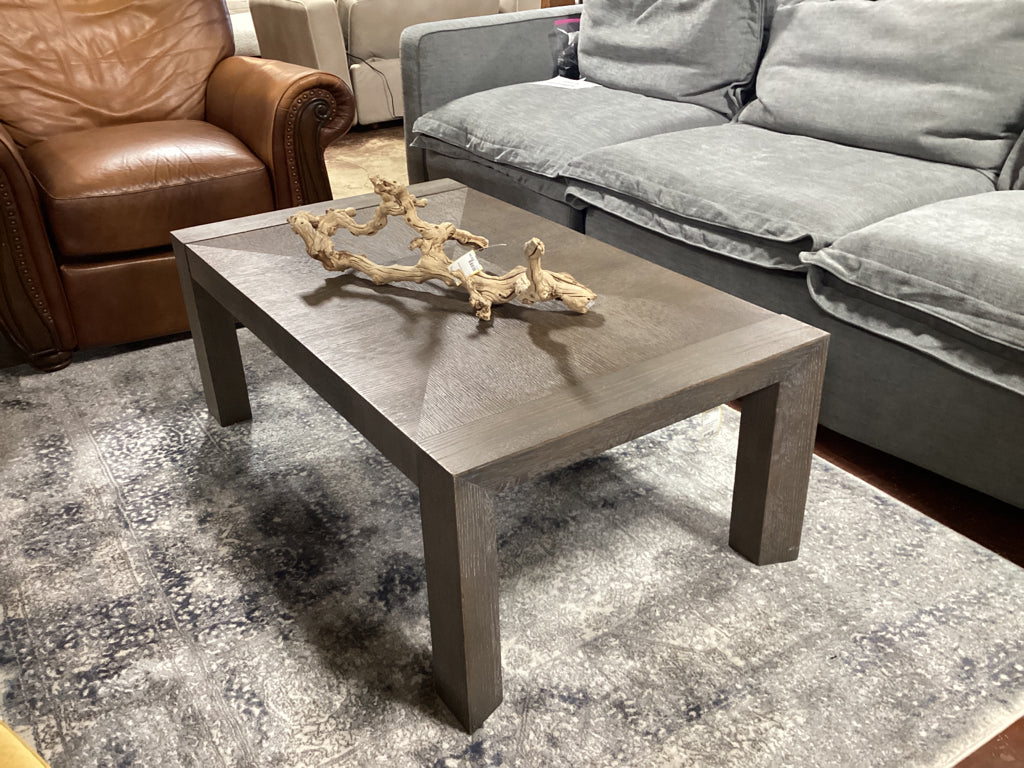 Universal Furniture Modern-brown- cocktail table; 48x28x18