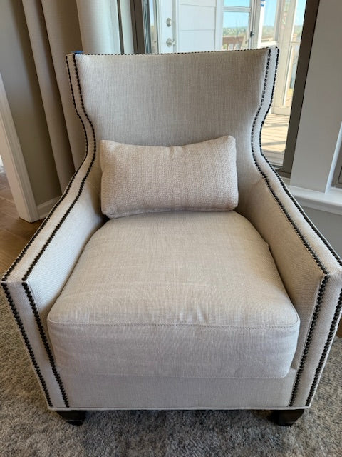 Universal Barrister Chair in Cream 29x25x38