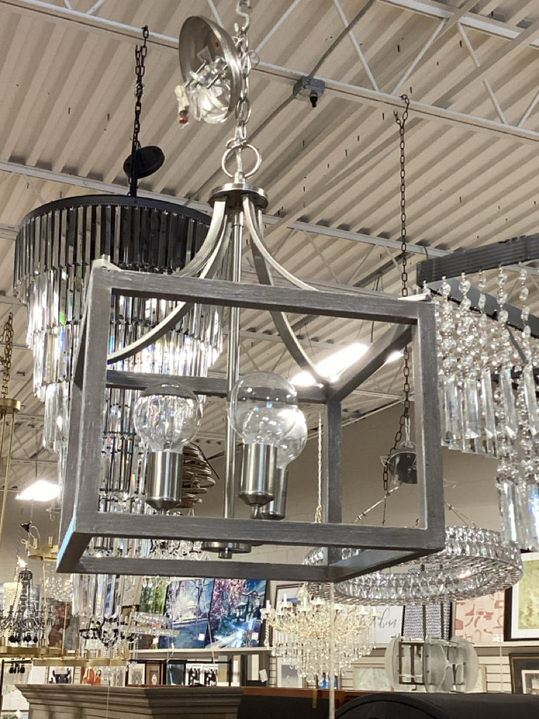 Hampton Bay Boswell 3-Light Square Chandelier