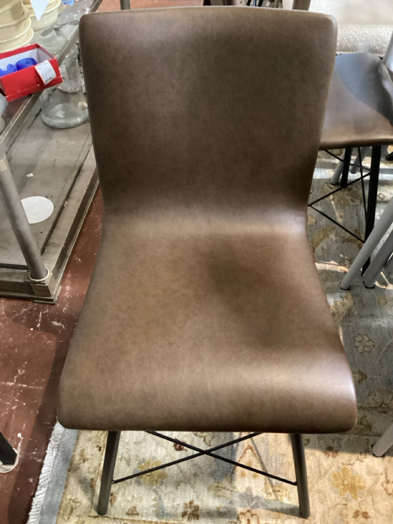 Four Hands Diaw Dining Chair, Brown, 17x17x33 PAIR