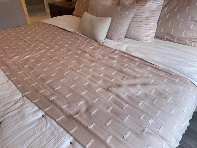 KING Eastern Accents comforter set, throw, Euro down throw,