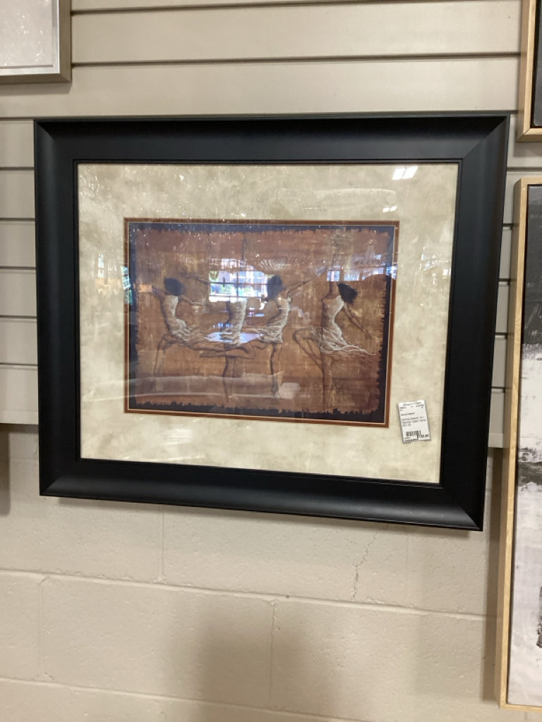 Monica Stewart Art / Rejoice / black frame 26 x 22