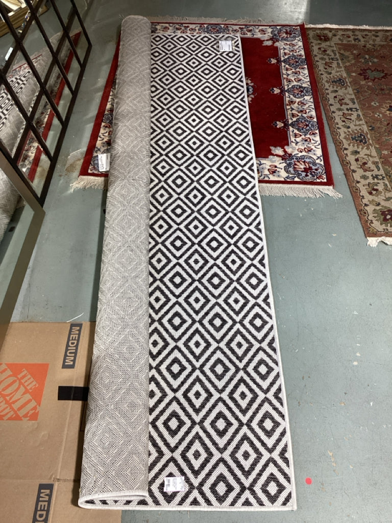Zarin Outdoor Indoor Rug Costa Rica Charcoal Gray 9' x 12'