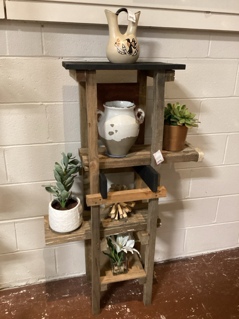Rustic Plant Stand / primitive reclaimed wood 30 x 15 x 49