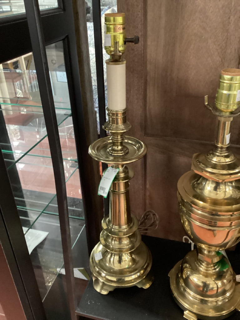Stiffel Brass Lamp - 22" Tall