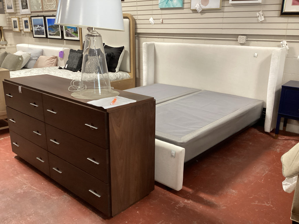 Havenly Upholstered Bed 91x13x58 59GG6QGY
