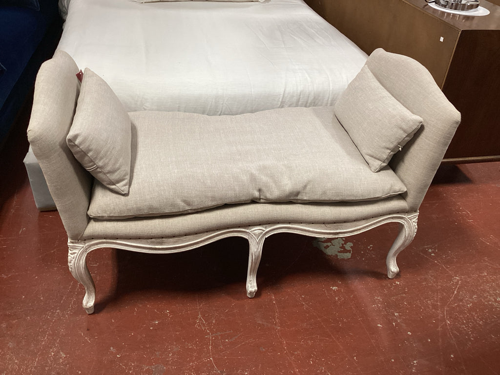 36 & Main Upholstered Daybed/bench Linen Fabric 48x21x29