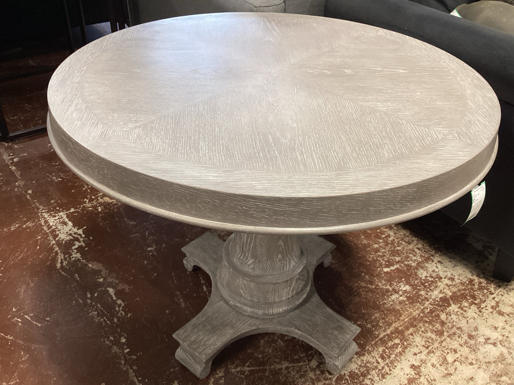 Baker Ansel Side Table / 30" round / 24" high natural finish