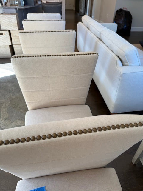 Four Hands Cream Nate Dining Chair (Set of 6) 20x25.5x36.5