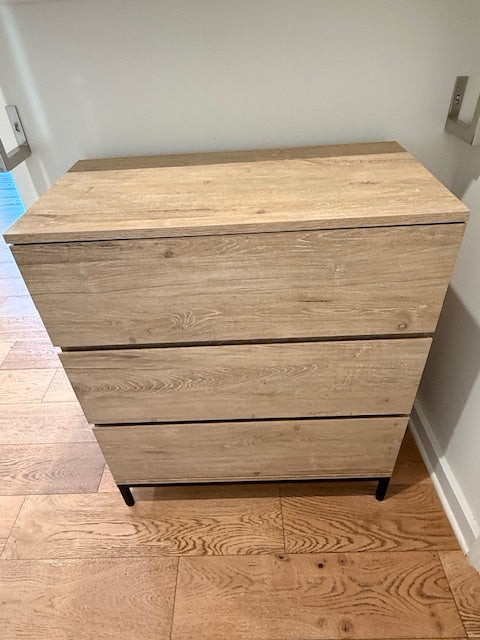 Project 62 Loring Dresser, 3 Drawer 30x16x36