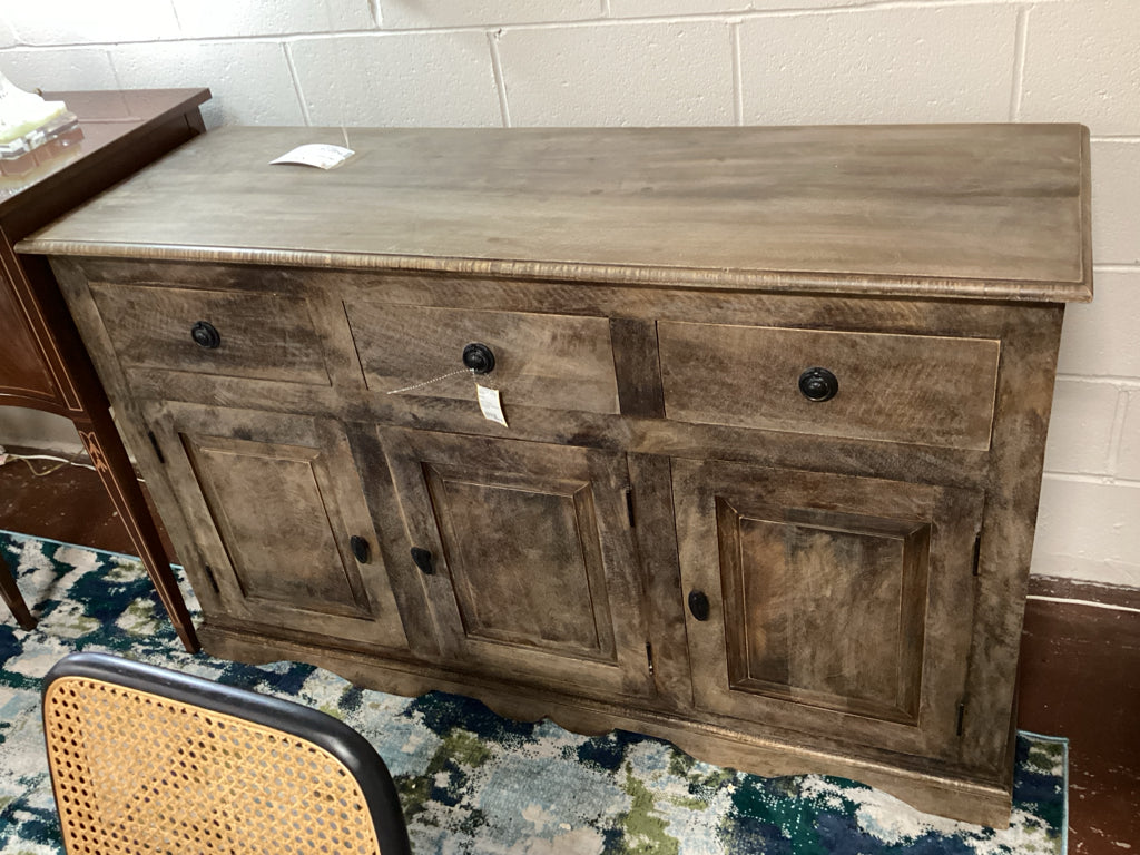 Brown Modern Farmhouse Sideboard 54x18x36