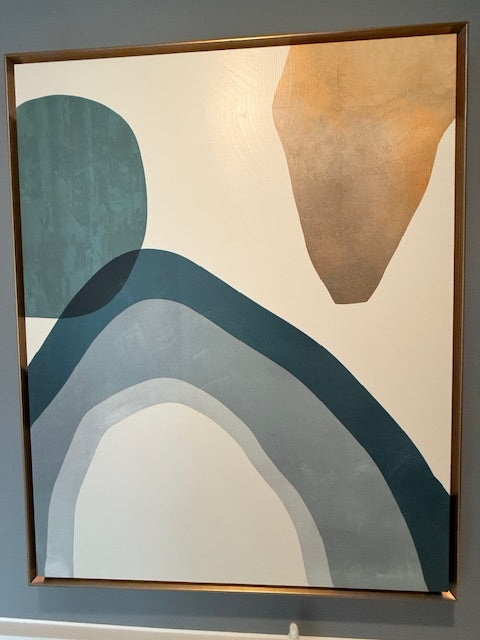 Cave Discovery II giclee print on canvas; artist Eve Fairwell; 37.5x47