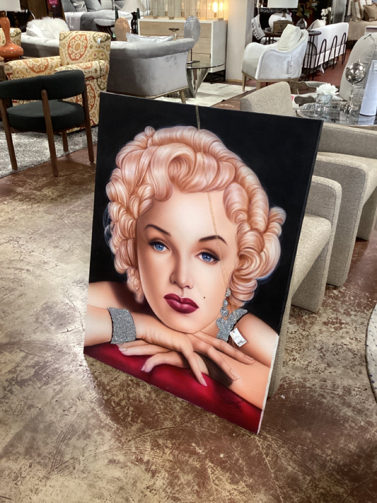 Matted Marilyn Monroe Art 40x40