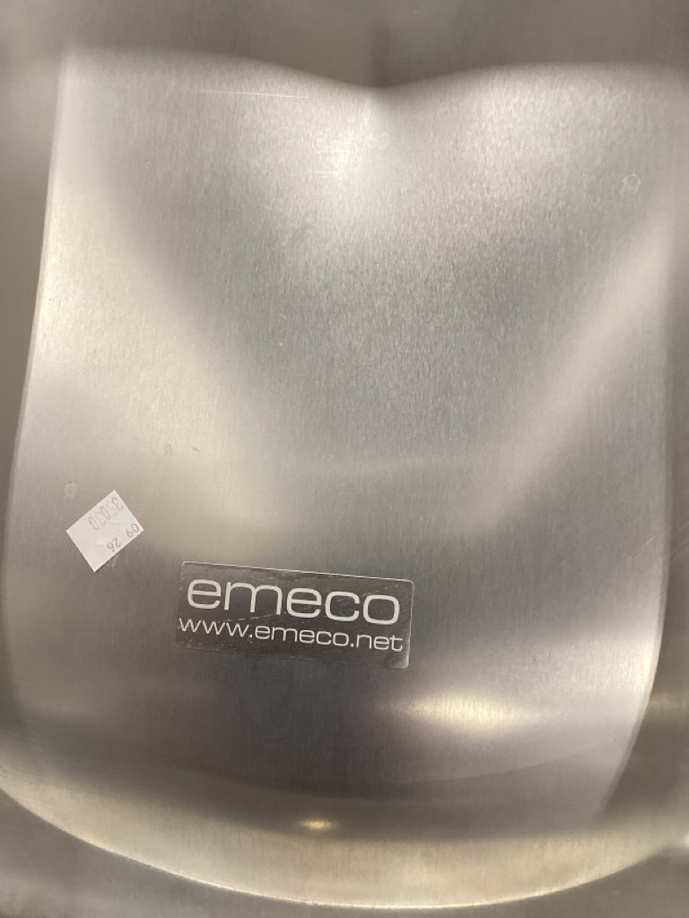 Pair of Emeco Hudson Brushed Aluminum Bar Stools 16"W x 16"D x 42"H