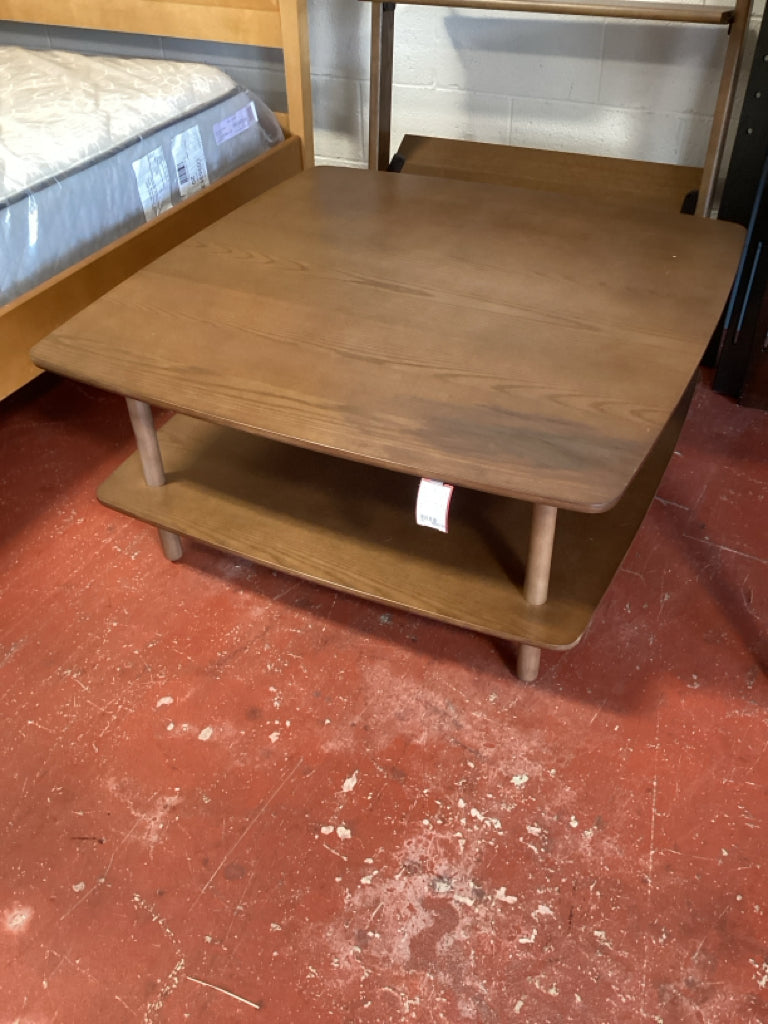 Square Coffee Table - Walnut 30" x 30" x 30" (as found)
