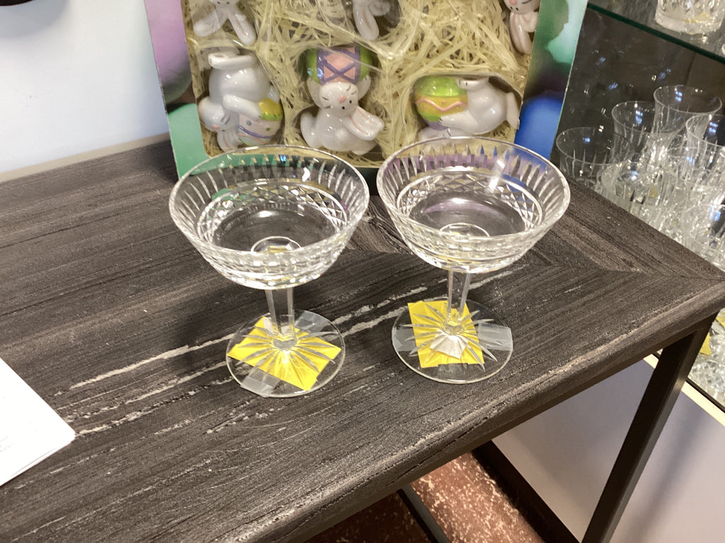 Waterford Maeve Crystal Champagne 4 5/8" Set of 2