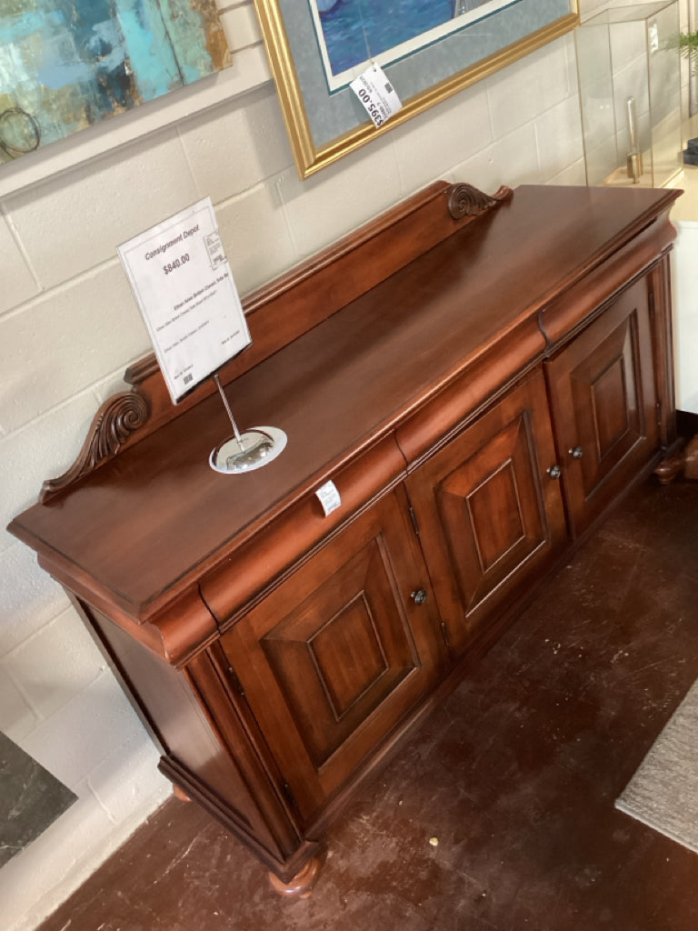 Ethan Allen British Classic Side Board 68"x19X43"