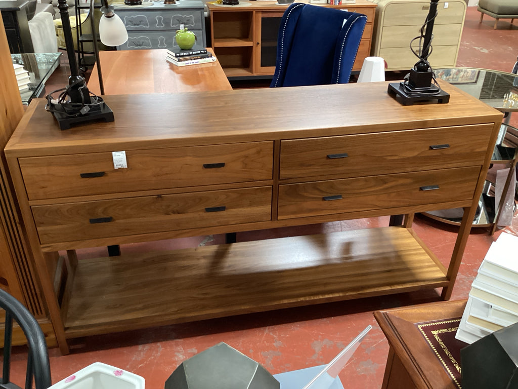ROOM & B0ARD Berkely Storage Cabinet Walnut 68x18x36
