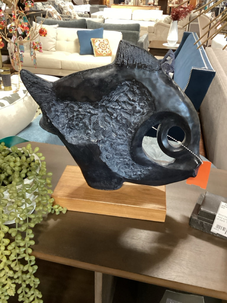 Klara Sever "The Fish" sculpture 14 x 4.5 x 13
