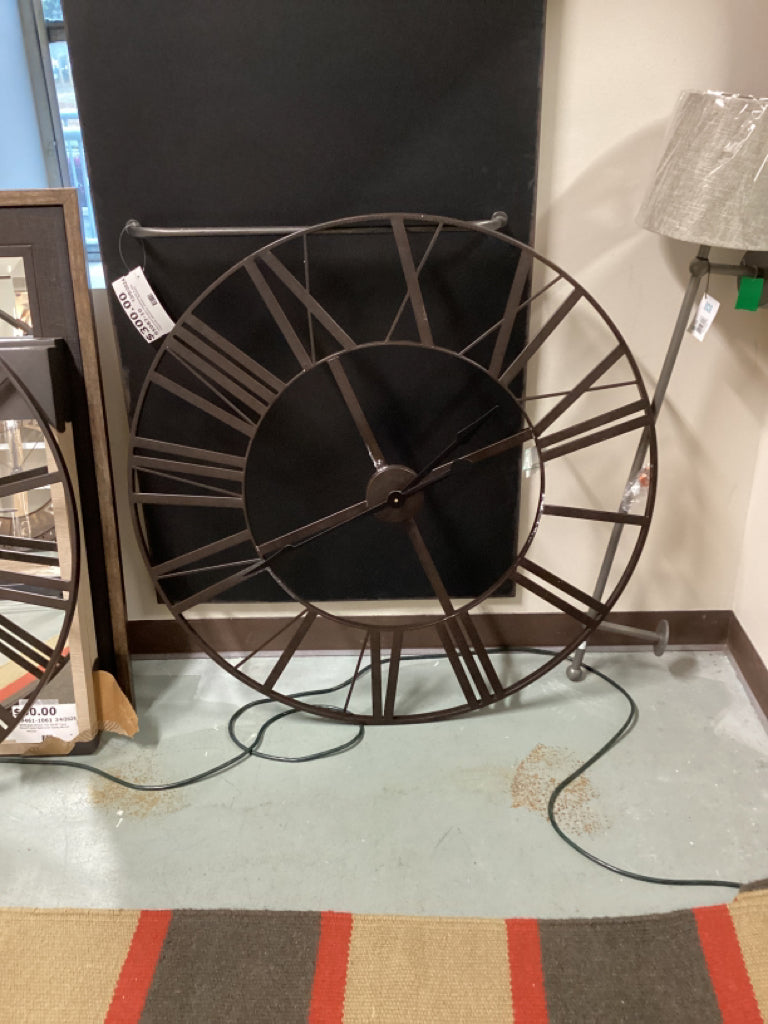 Mercana 54" Round Stoke Industrial Wall Clock 69652