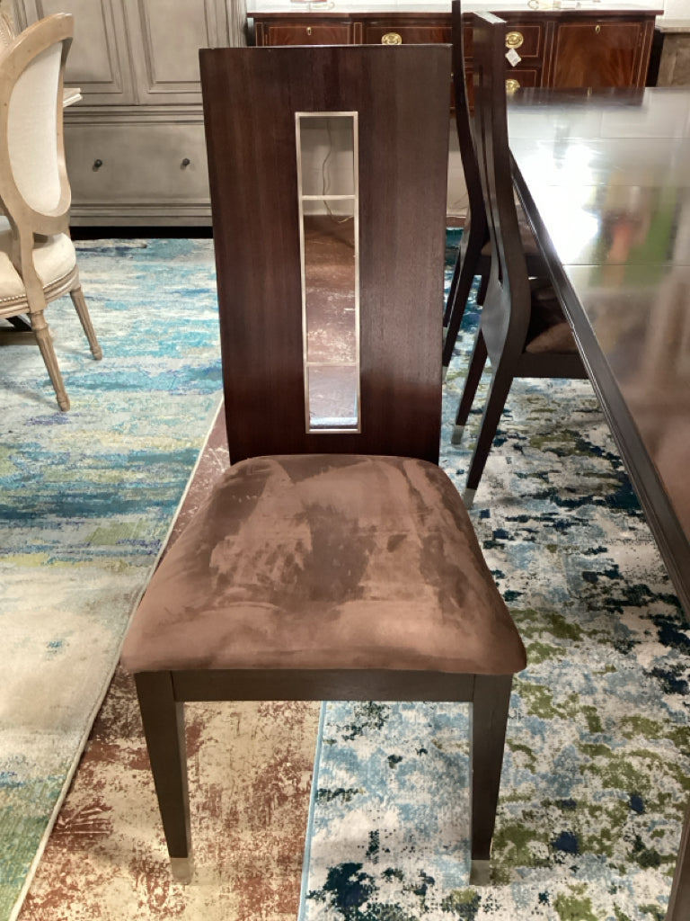 Stanley mahogany Dining Table, 70 x 44, 6 Chair Set (2) 20" leaves