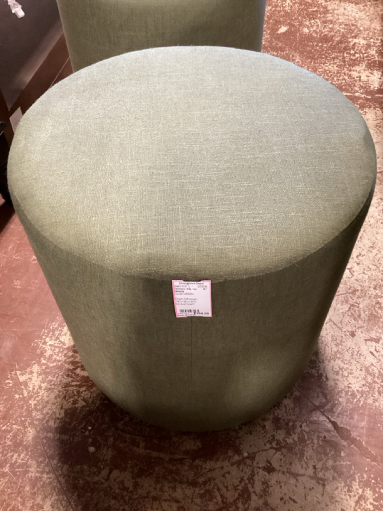 Drum Ottoman 18"x18"x18"H CHA4CVWP
