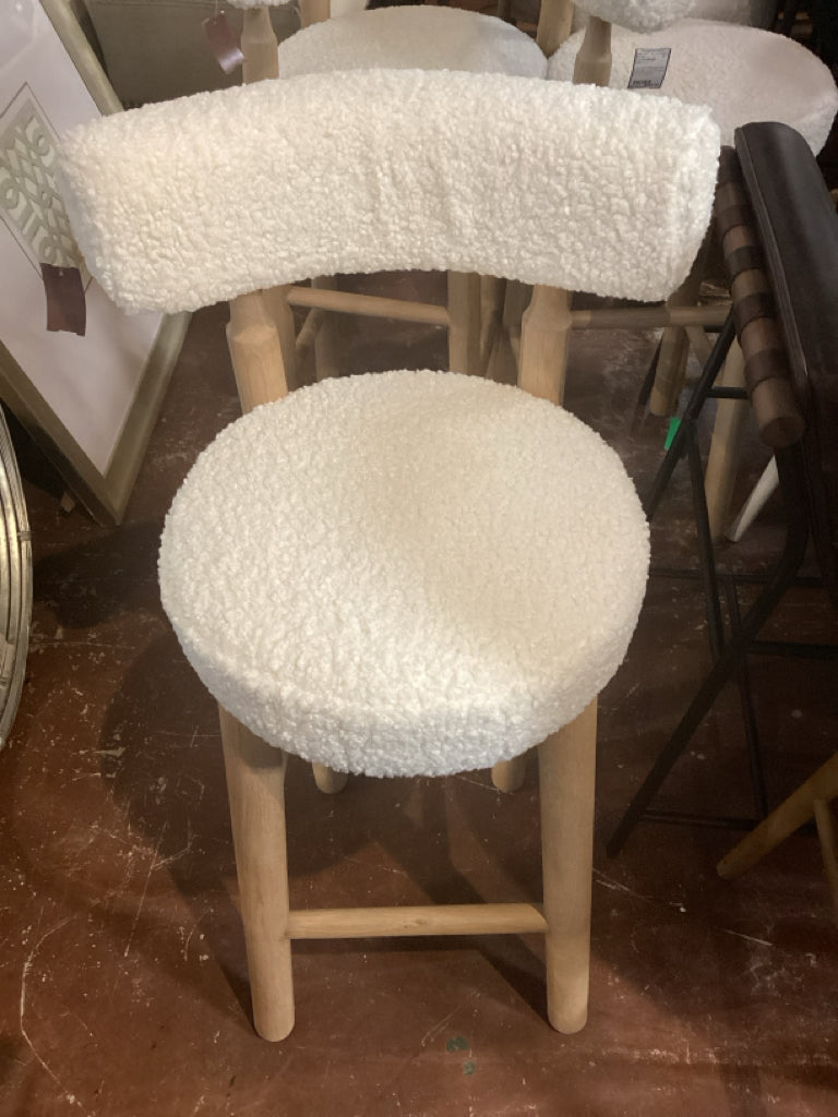 LuLu and Georgia Bar Ross Bar Stool Cream 31" C59TCRFS