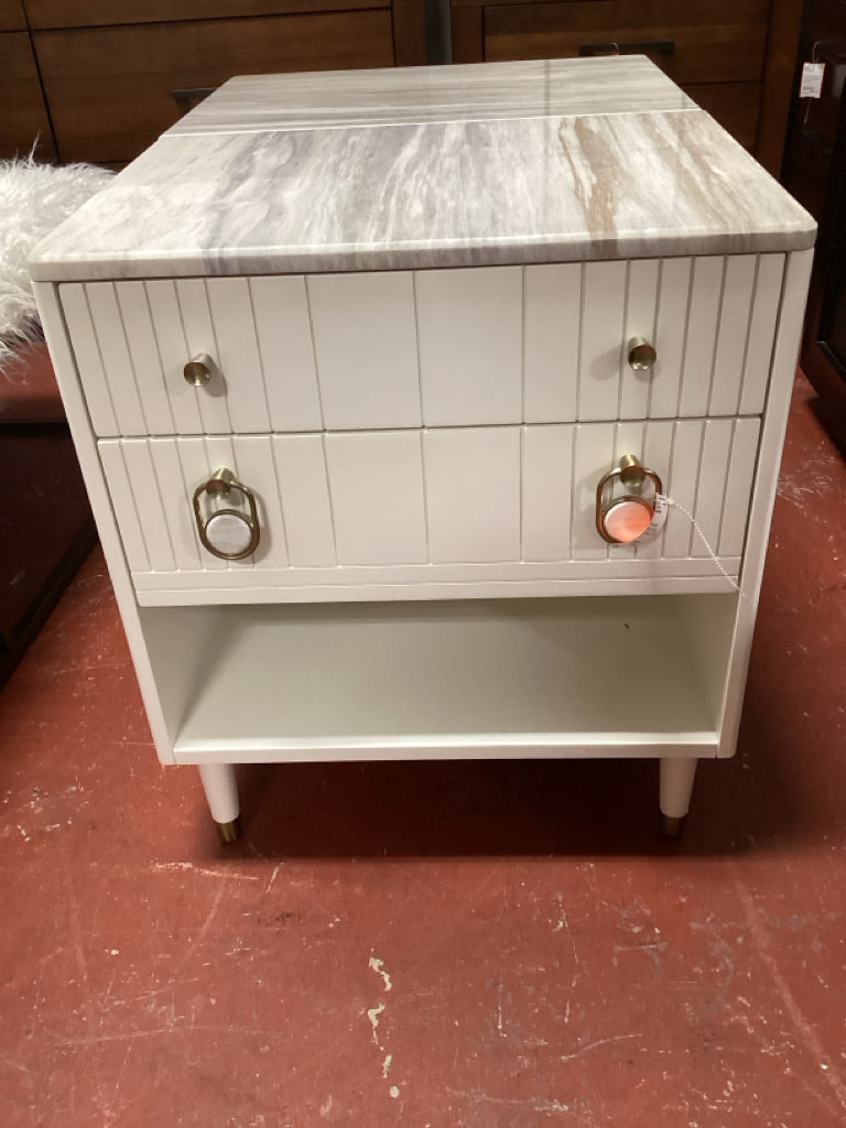 Anthropologie Marcelle charging Nightstand / 22 x 16 x 25