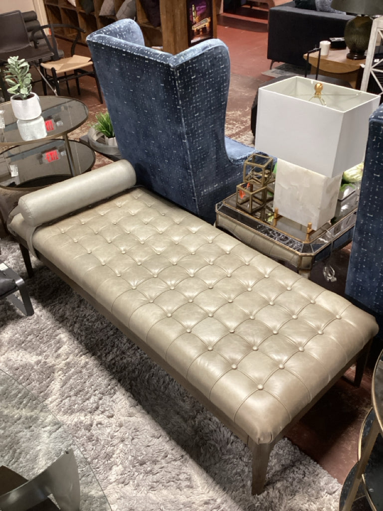 Four Hands Joanna Bench in Sonoma GREY w/ Pillow 30x28x25