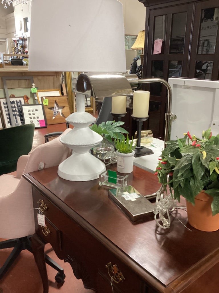 Robert Abbey Koleman Task Lamp Polished Nickel