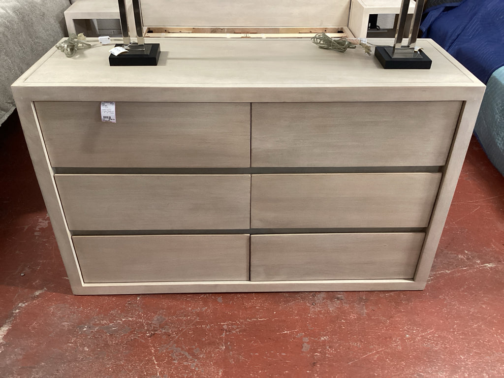 Pottery Cayman 6-Drawer Dresser 52" X 18" X 32" Dresser