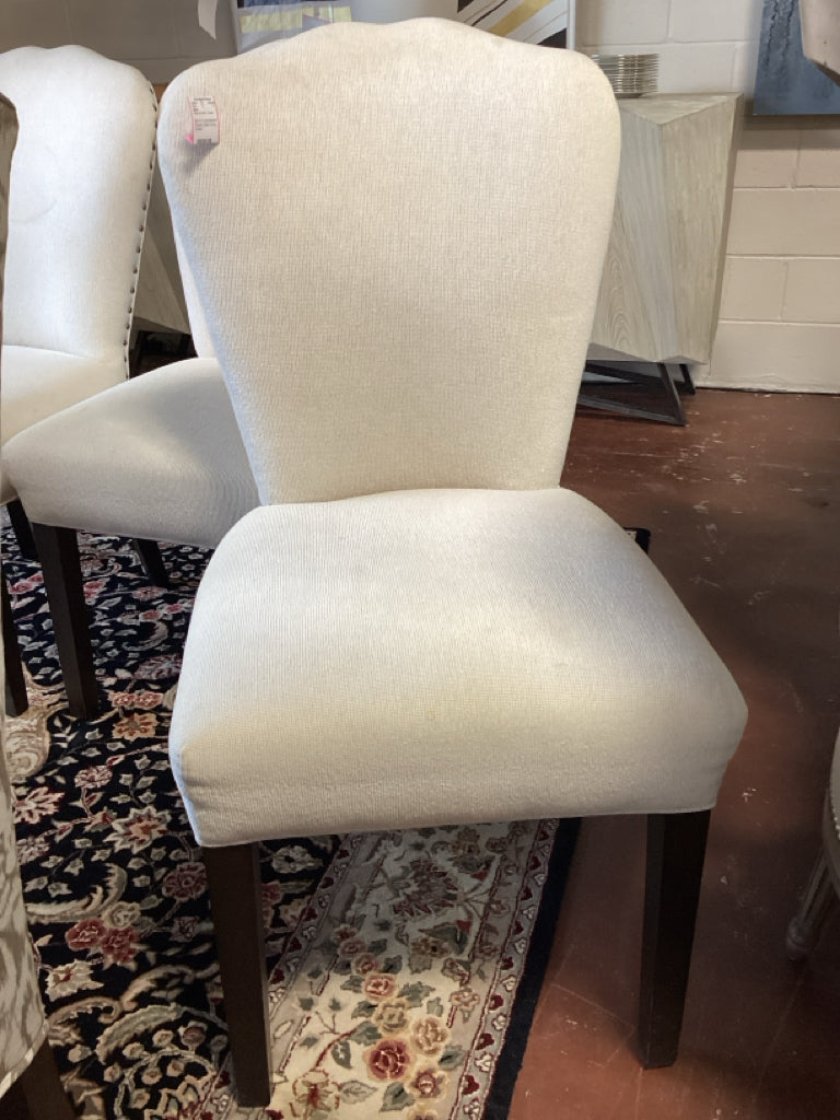Set of 4 Upholstered Parson Style Dining Chairs